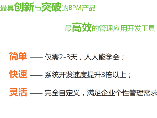 为政企解决通用软件不合适,定制软件太昂贵,自己开发太难的问题